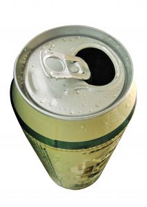 Beer Can Top Close-Up